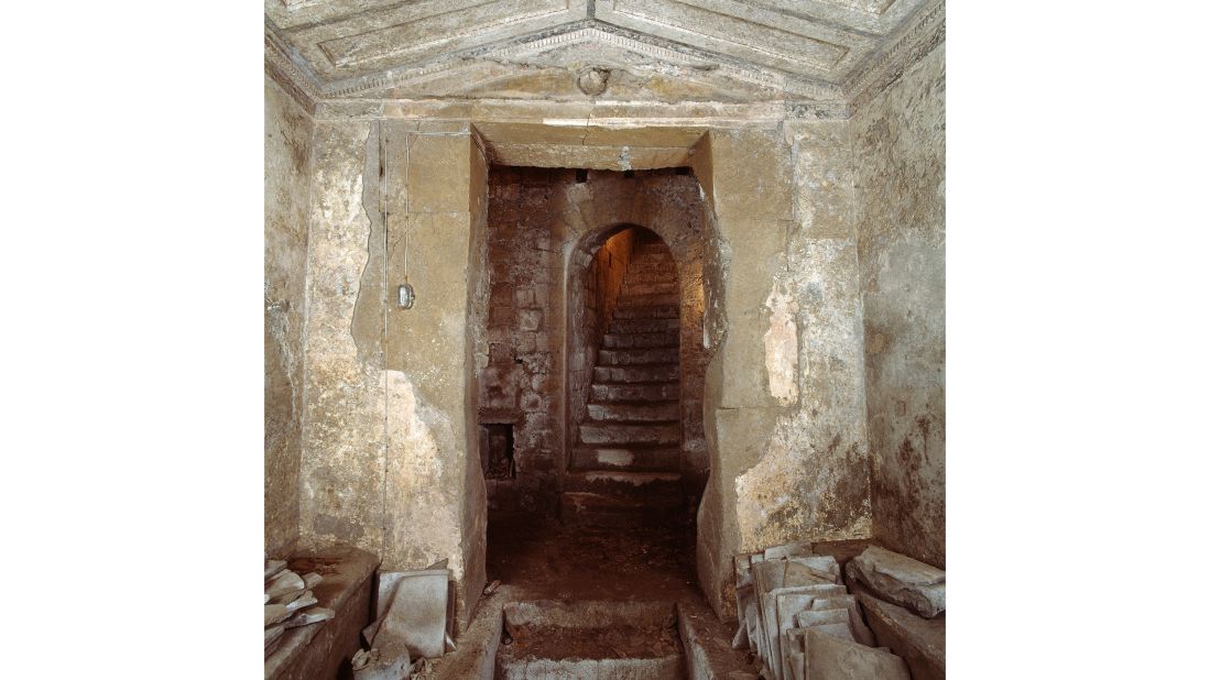 <strong>Ancient and modern: </strong>The tombs lie 40 feet below ground, connected via a 19th-century staircase.