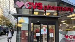A CVS store is seen in New York, Nov. 23, 2021. 