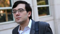 Martin Shkreli, former chief executive officer of Turing Pharmaceuticals AG, arrives at federal court in the Brooklyn borough of New York, Thursday, Aug. 3, 2017.