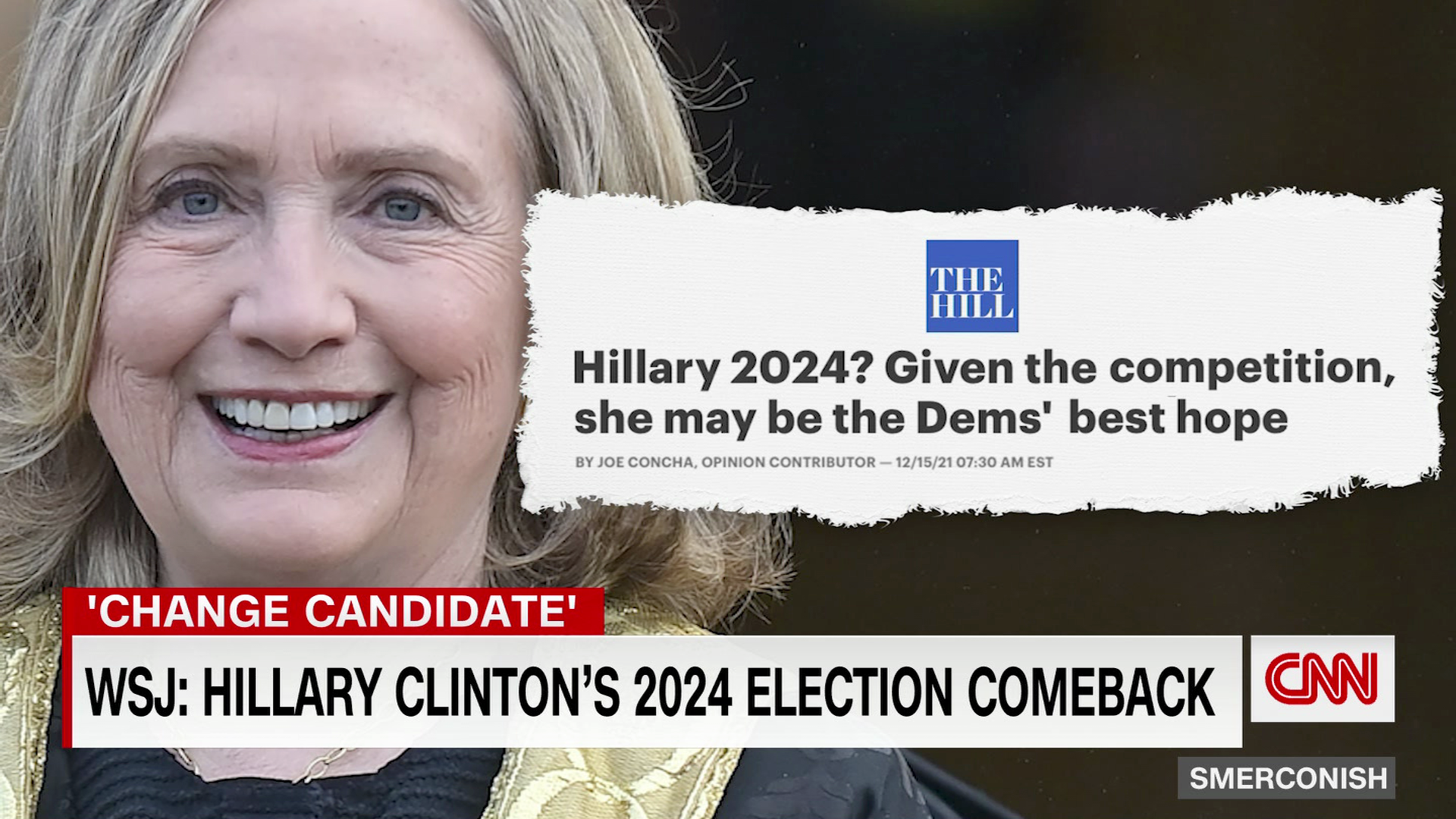 Bradford Carter Rumor Hillary Clinton 2024