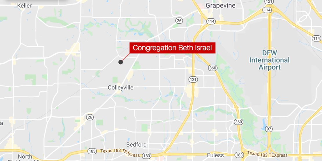The Congregation Beth Israel in Colleyville, Texas.