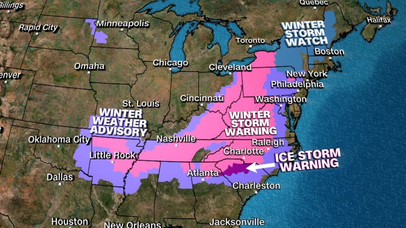 Forecast shows where winter storm is headed | CNN