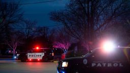 COLLEYVILLE, TX - JANUARY 15: Police cars remain parked at Good Shepherd Catholic Community church on January 15, 2022 in Colleyville, Texas. Police responded to the situation after reports of a man with a gun was holding hostages at the synagogue. (Photo by Emil Lippe/Getty Images)