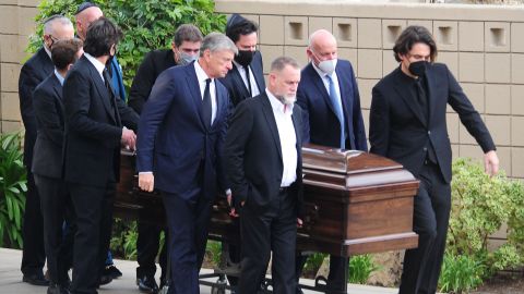 Dave Coulier, John Mayer, John Stamos and Jeff Ross were among the pallbearers at the funeral for Bob Saget, who was laid to rest at Mt. Sinai Cemetary in Los Angeles on Friday, January 14.
