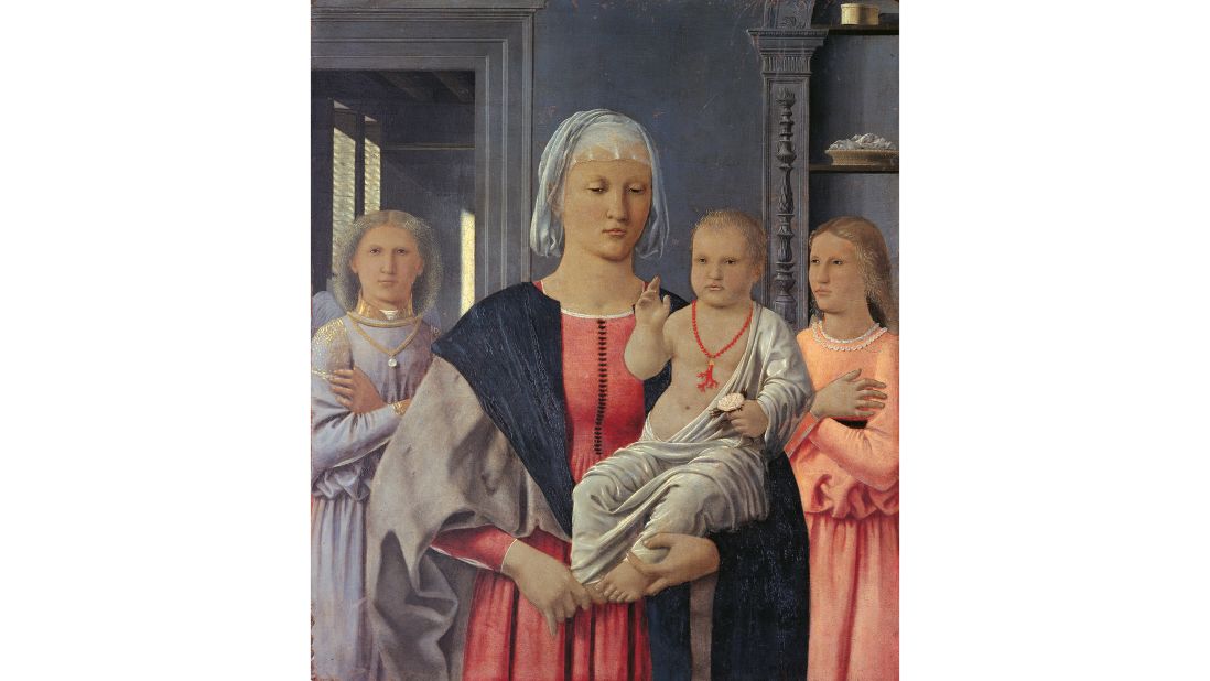 <strong>Renaissance beauty: </strong>The "Madonna di Senigallia" by Piero della Francesca, commissioned by Federico and still housed in his palace.