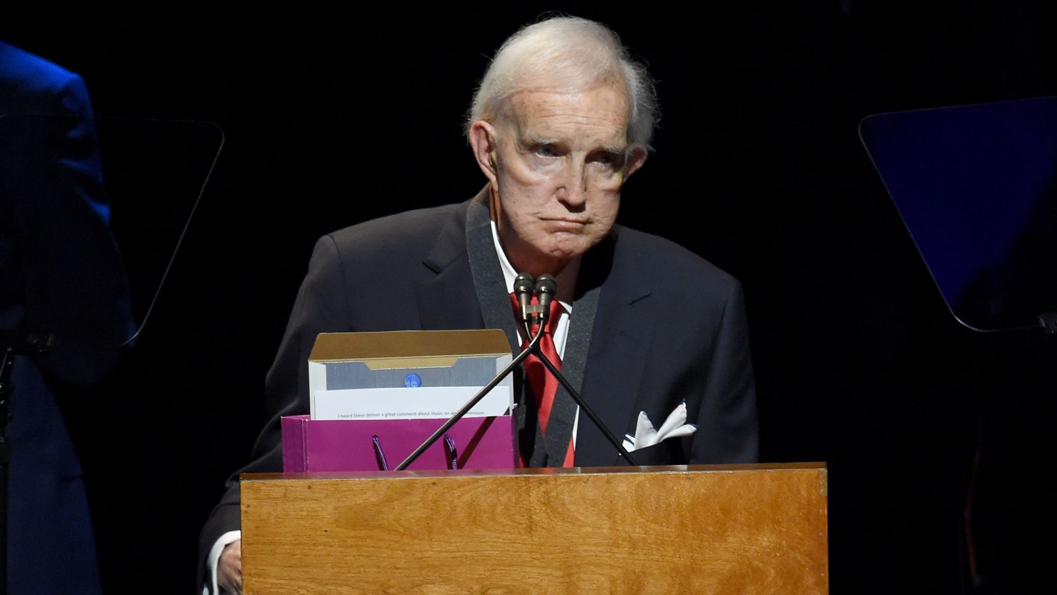 Ralph Emery at the Country Music Hall of Fame Medallion Ceremony in Nashville on October 20, 2019.
