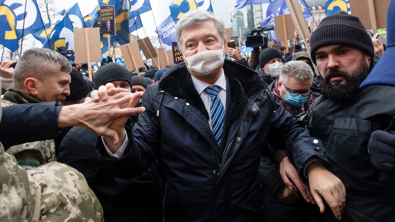 Poroshenko could face 15 years in prison if he is convicted.