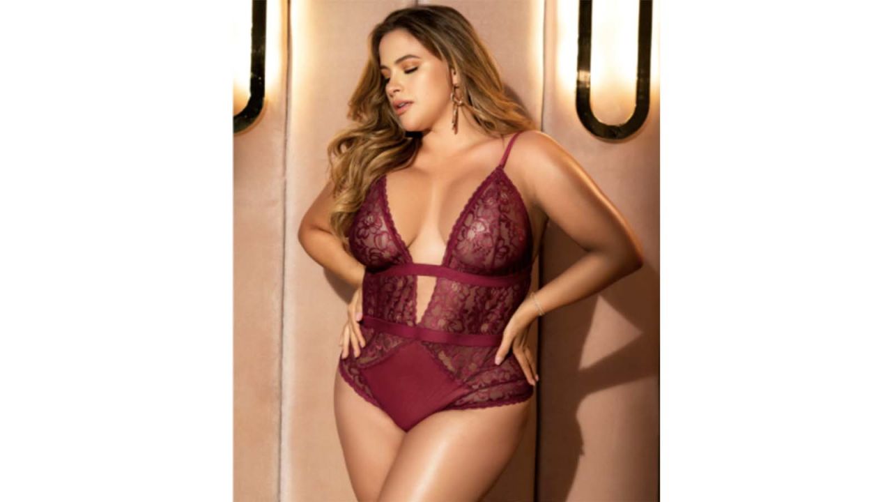 Mapale Plus-Size Make Your Move Teddy Bare Necessities