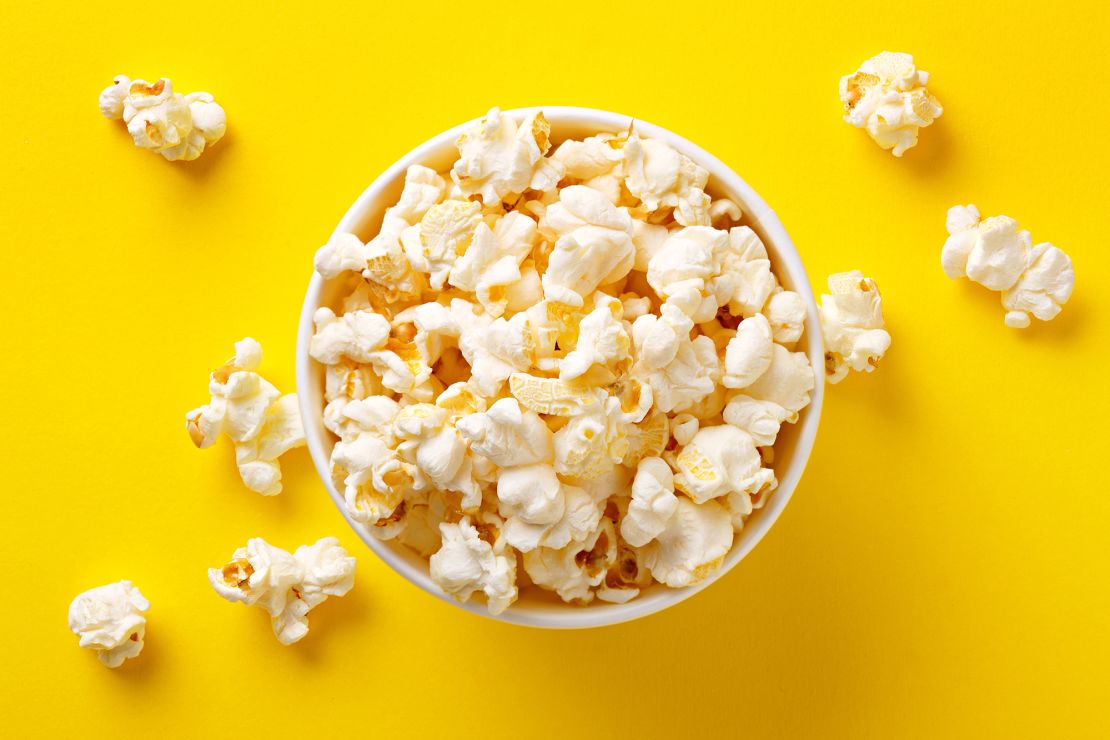 You can use an air popper to minimize the amount of oil used in making popcorn, said registered dietitian nutritionist Julien Chamoun.