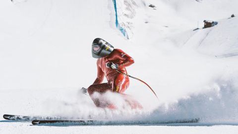 Farrell cuts a sharp turn in Andorra, 2019.