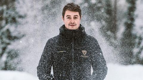 Farrell is a former English-Czech-Spanish racer.