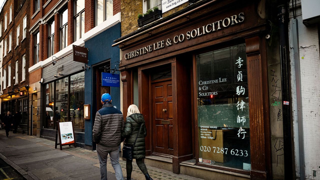 The London offices of Christine Lee and Co.