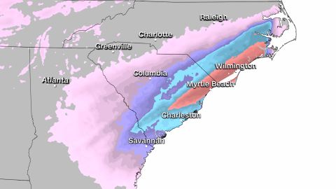 Forecast models are indicating ice accumulations are likely to be significant across Carolinas this week.