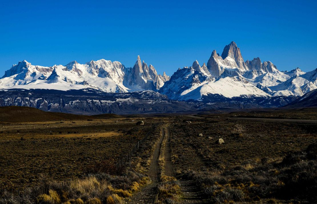 Argentina, with Mount Fitz Roy pictured here, moved into the CDC's highest-risk Level 4 category on Tuesday.