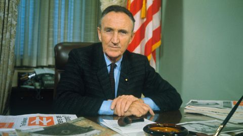 Senate Majority Leader, Mike Mansfield in 1966
