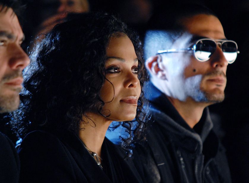 Janet Jackson attends a London Fashion Week event on February 21, 2010.