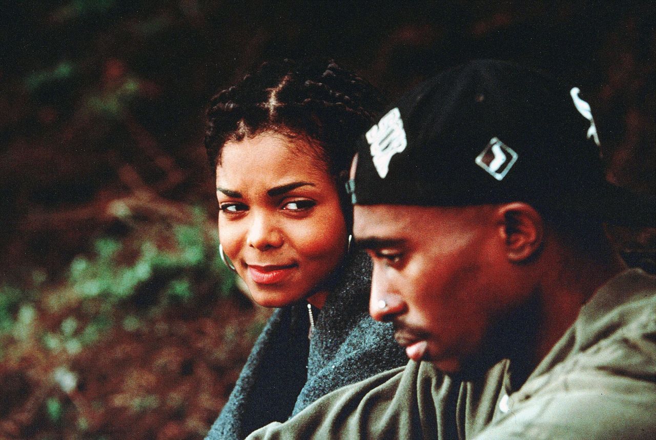 Rapper Tupac Shakur starred with Janet Jackson in the 1993 movie, "Poetic Justice."