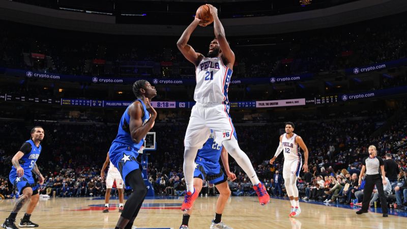 Joel Embiid explodes for 50-point blitz in NBA night of individual ...