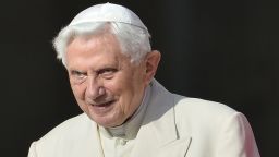 Pope emeritus Benedict XVI said Tuesday he is "of good cheer" as he faces "the final judge of my life"