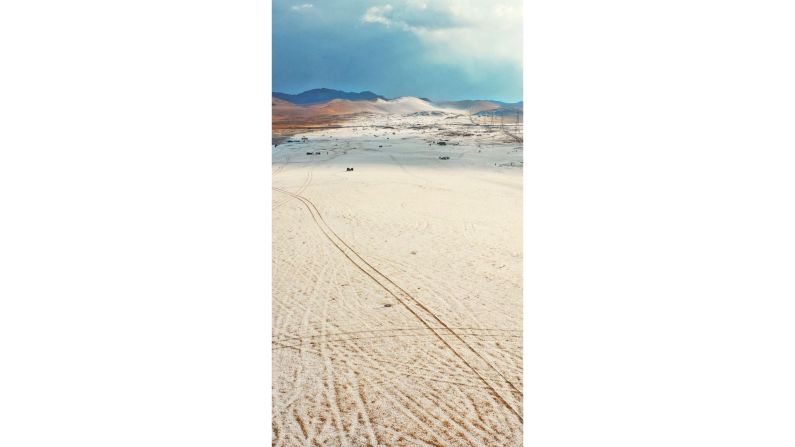 <strong>'Historic' weather: </strong>Al-Harbi described it as a "historic hailstorm."
