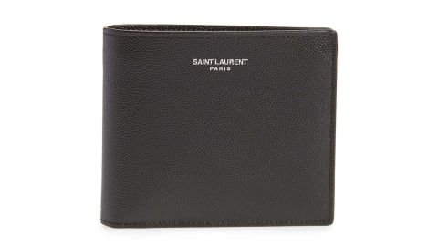 Saint Laurent Pebble Grain Leather Wallet