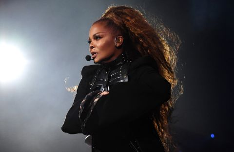 Janet Jackson performs during the MTV Europe Music Awards on November 4, 2018, in Bilbao, Spain. A two-part documentary about the pop star premieres Friday 1/28 on Lifetime and A&E.  