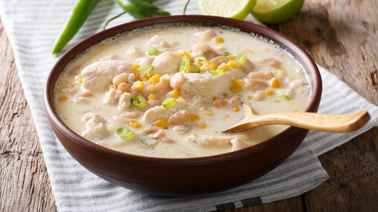 Switch it up and try making a white chicken chili, which feaures green peppers instead of red.