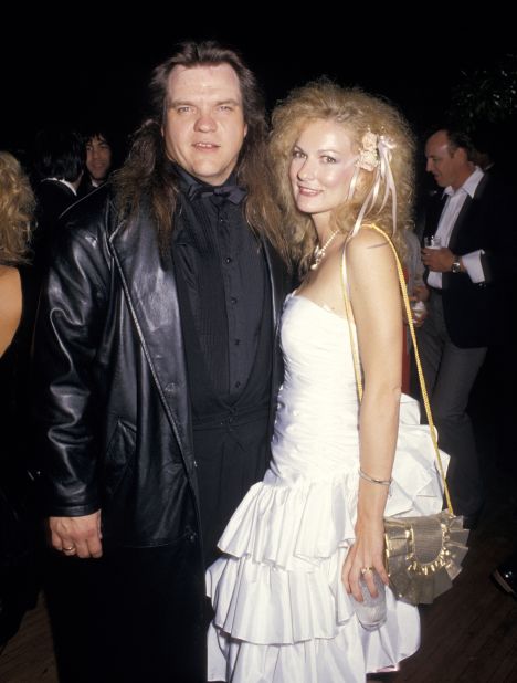 Meat Loaf poses with his wife Leslie Aday.