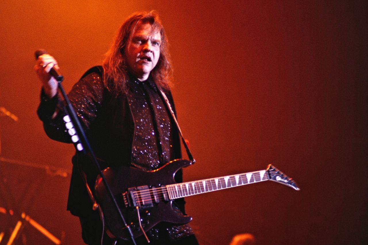 Meat Loaf performs during the "Born to Rock" tour in 1996 in Kiel, Germany.