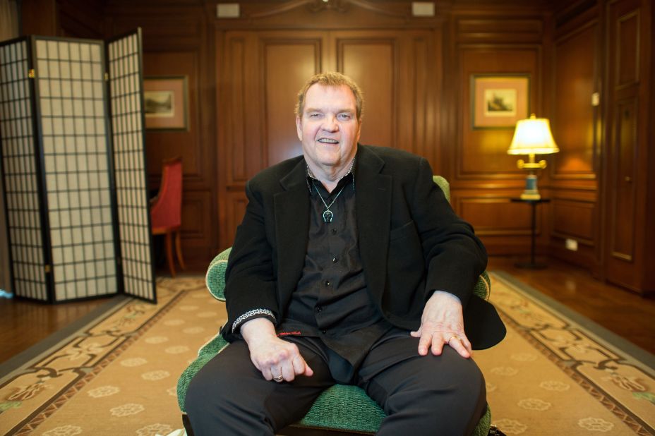Meat Loaf poses for a portrait on August 31, 2016, in Berlin.
