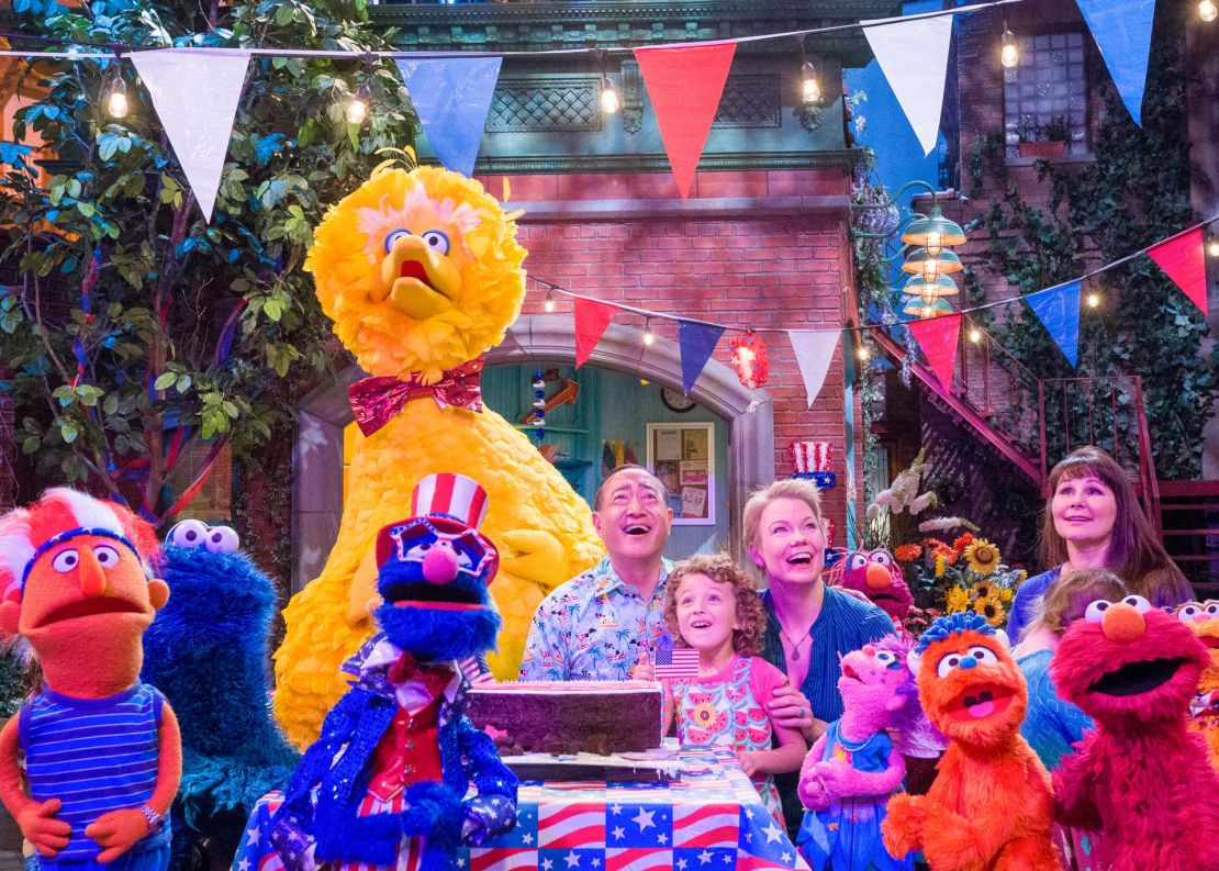 The cast of "Sesame Street" celebrated the show's 50th anniversary in 2019.