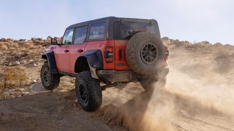 The Ford Bronco Raptor's frame was specially engineered for this hard-core version.