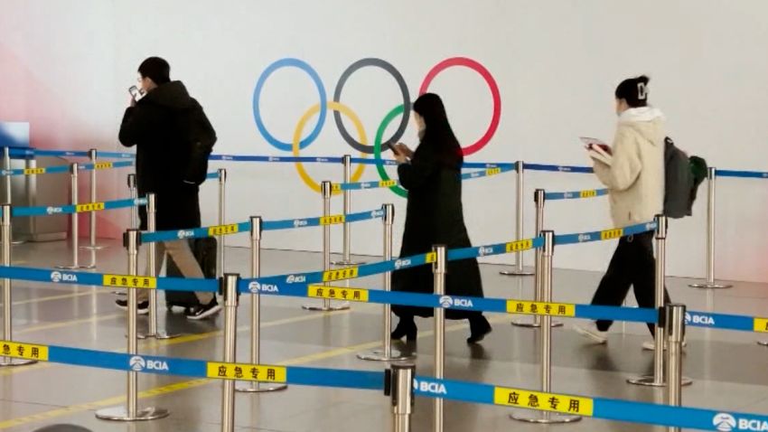 screengrab beijing olympics arrival