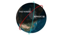 A simulated image released by China's Space Debris Monitoring and Application Center shows how close the debris from Russia's recent anti-satellite test came to their satellite.