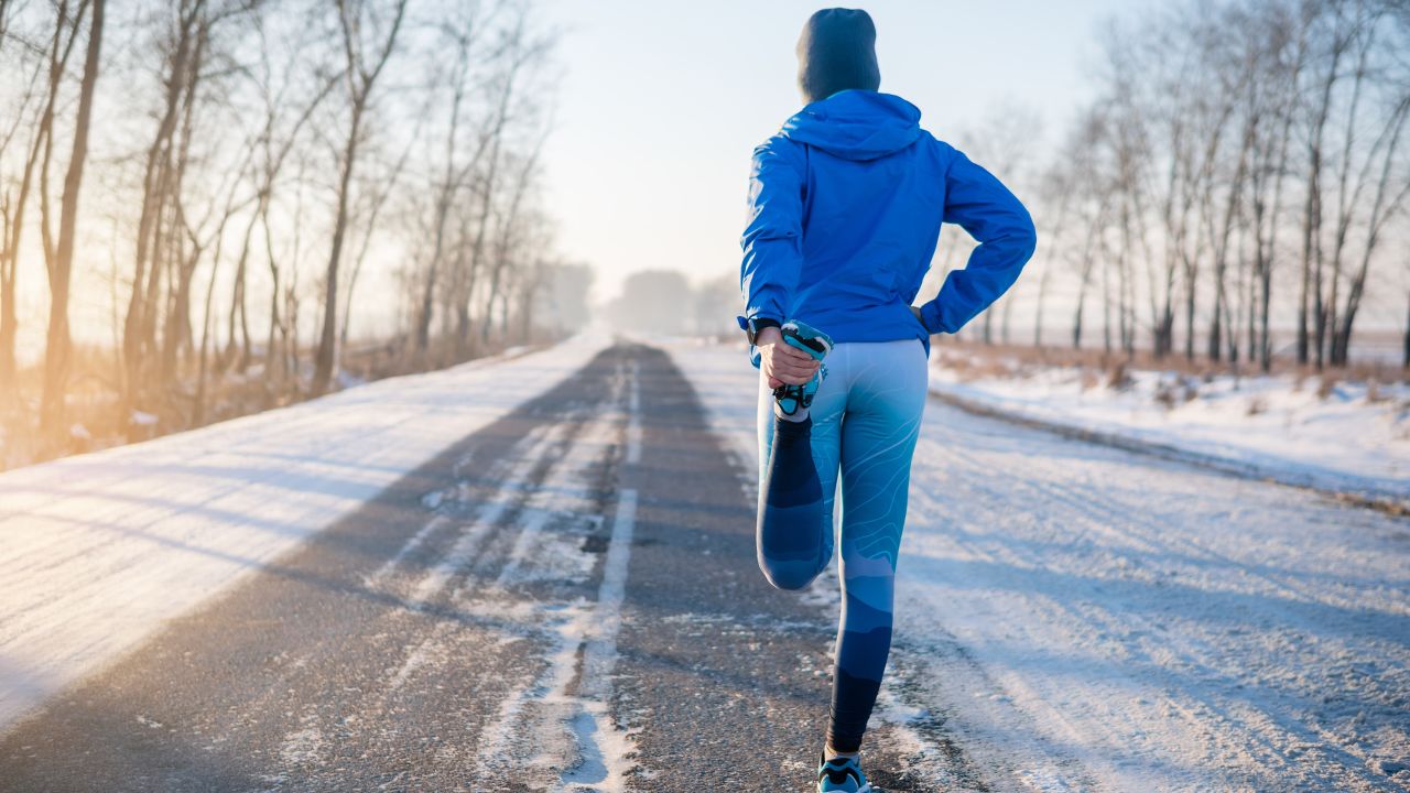 Stretching is even more important during the cold winter months, when your muscles contract to conserve heat.