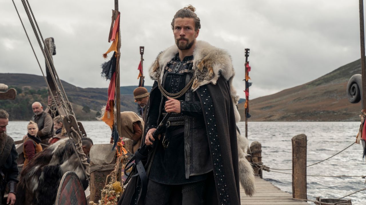 Leo Suter in the Netflix series 'Vikings: Valhalla,' set a century after the previous show. (Bernard Walsh/Netflix).