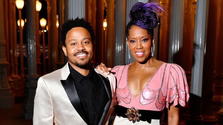 Ian Alexander Jr. and Regina King, wearing Gucci, attend the 2019 LACMA Art + Film Gala Presented By Gucci at LACMA on November 02, 2019 in Los Angeles, California.