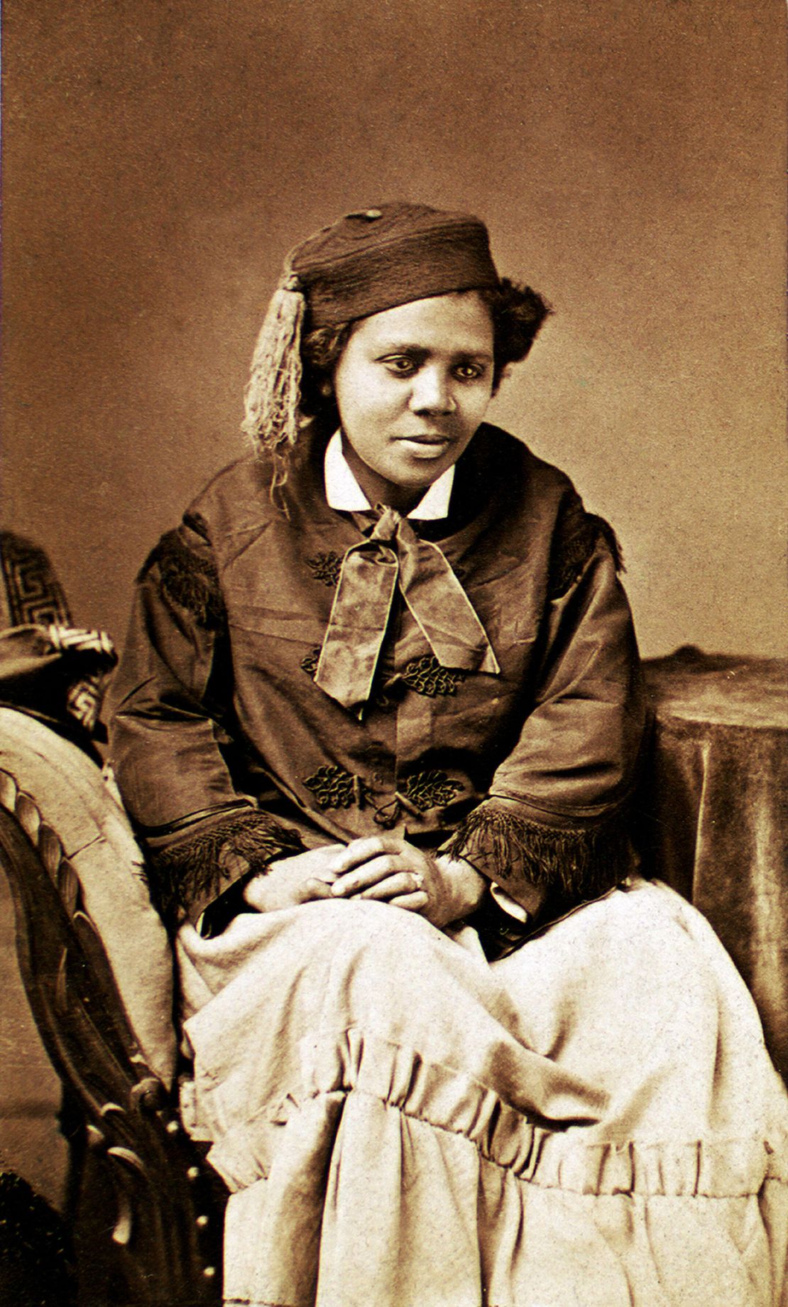 Edmonia Lewis, here in an An undated photo, was the first Black and Native sculptor to gain international fame.