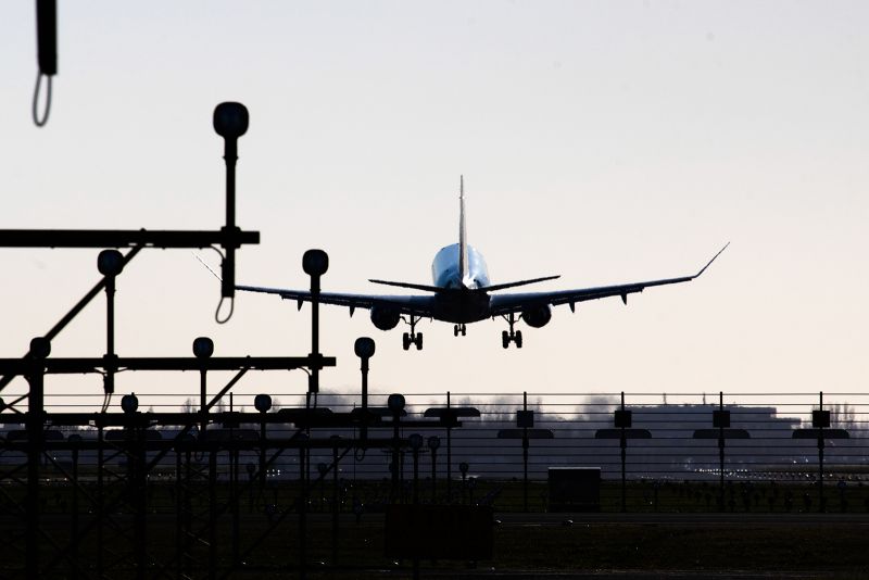 A stowaway was found alive aboard a plane wheel in Amsterdam after