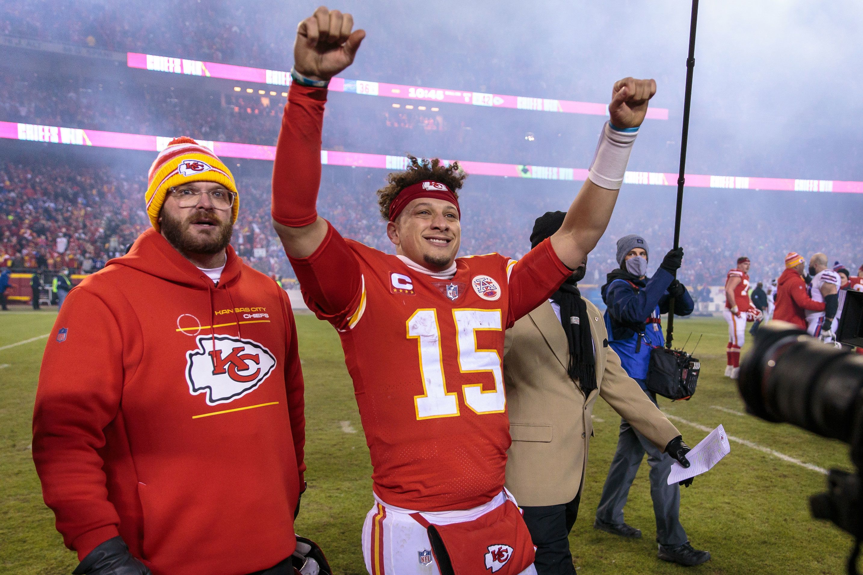 Patrick Mahomes and the Kansas City Chiefs are the winners of