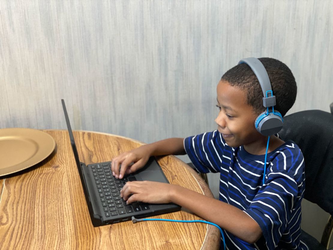 Khaterius Cannon, 9, is a fourth grader enrolled in Flint Community Schools. He said he's ready to return to the classroom and he misses his teacher and extracurricular activities.