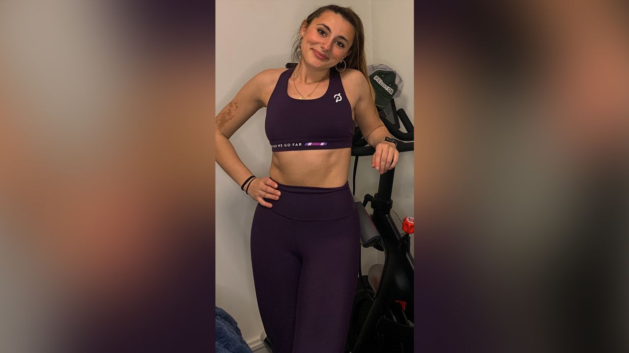 Peloton user Emmeline Leggett