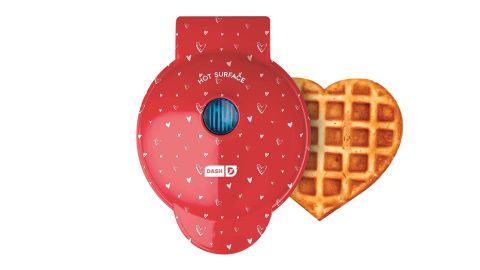 Dash Heart Shaped Mini Waffle Maker