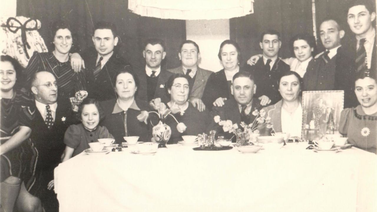 Siblings Sheryl and Rick Kool lost many relatives in the holocaust besides David Van Der Velde. Only one person in this image survived.