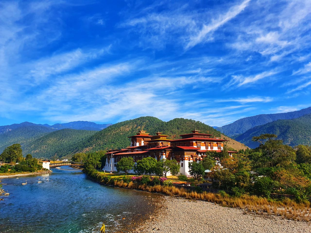 <strong>Royal on the road:</strong> Bhutan's King Jigme Khesar Namgyel Wangchuck officially opened the trail in September 2022.