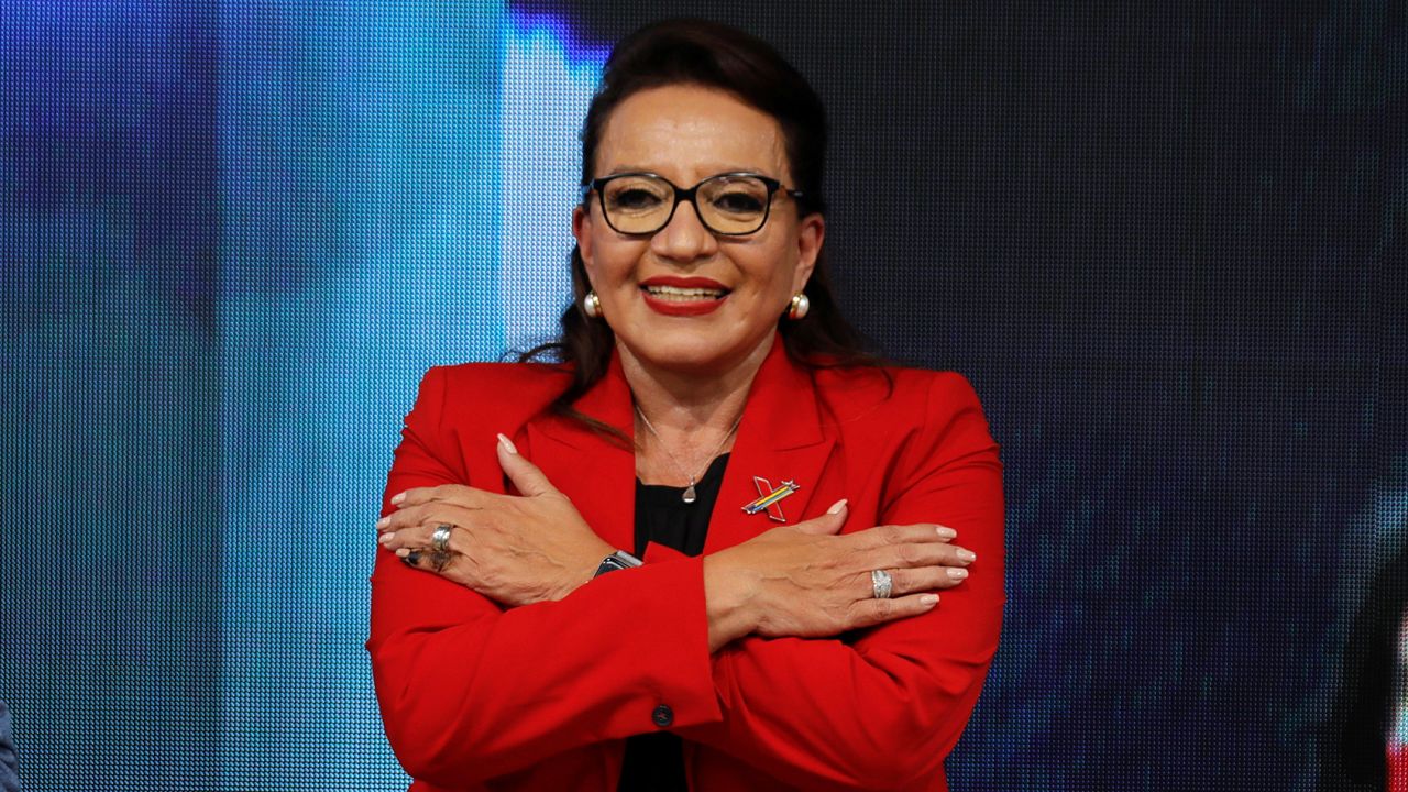 Xiomara Castro, seen in Tegucigalpa, Honduras after winning the presidential elections in November 2021.
