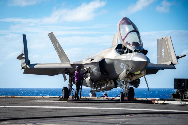 Pentagon halts deliveries of F-35 fighter jets after discovering a