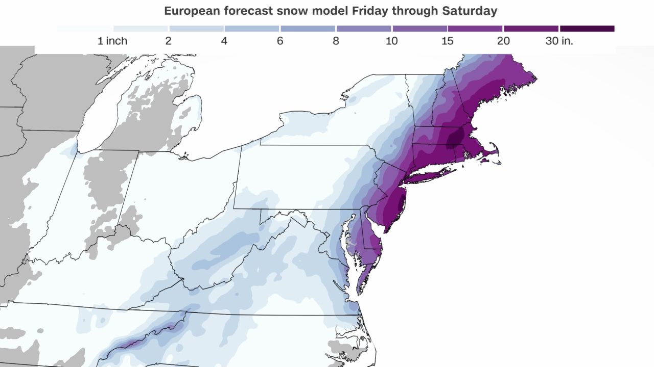 european snow accum