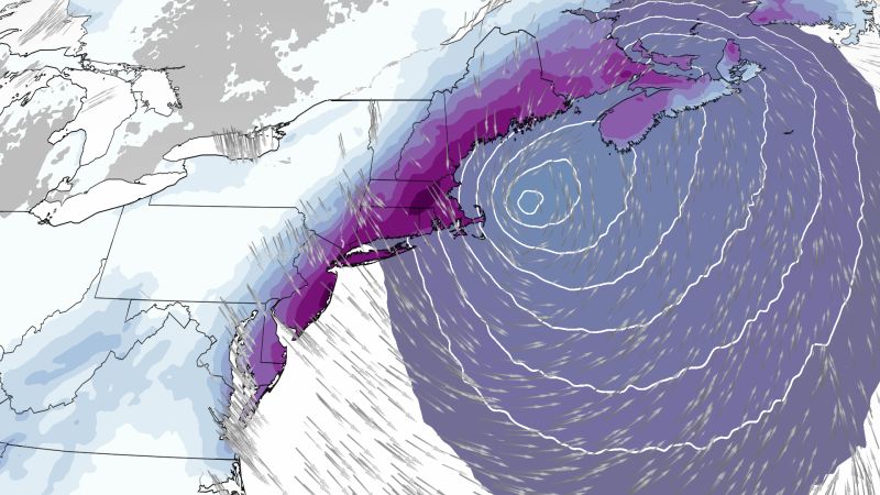 Nor’easter Forecast: A Bomb Cyclone With Hurricane Power Will Unleash ...