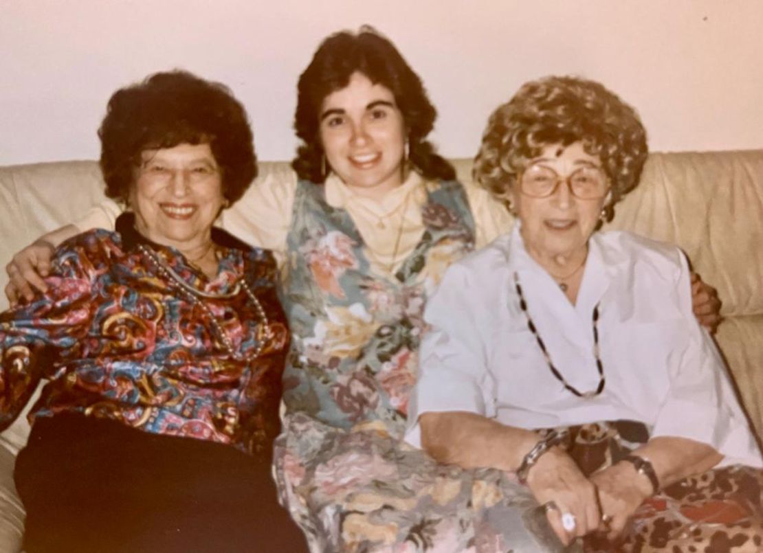 Carla, Jill and Ilse (left to right) are pictured together in New York in an undated family photo.
